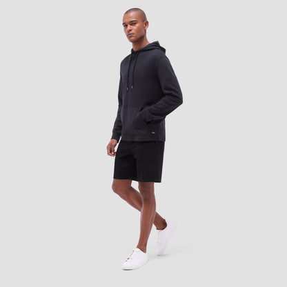 Bugatchi Solid Pullover Hoodie Black