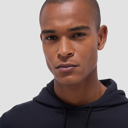 Bugatchi Solid Pullover Hoodie Black