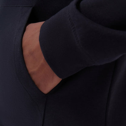 Bugatchi Solid Pullover Hoodie Black