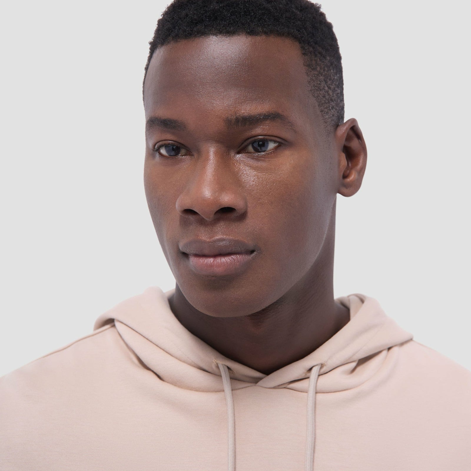 Bugatchi Solid Pullover Hoodie Sand