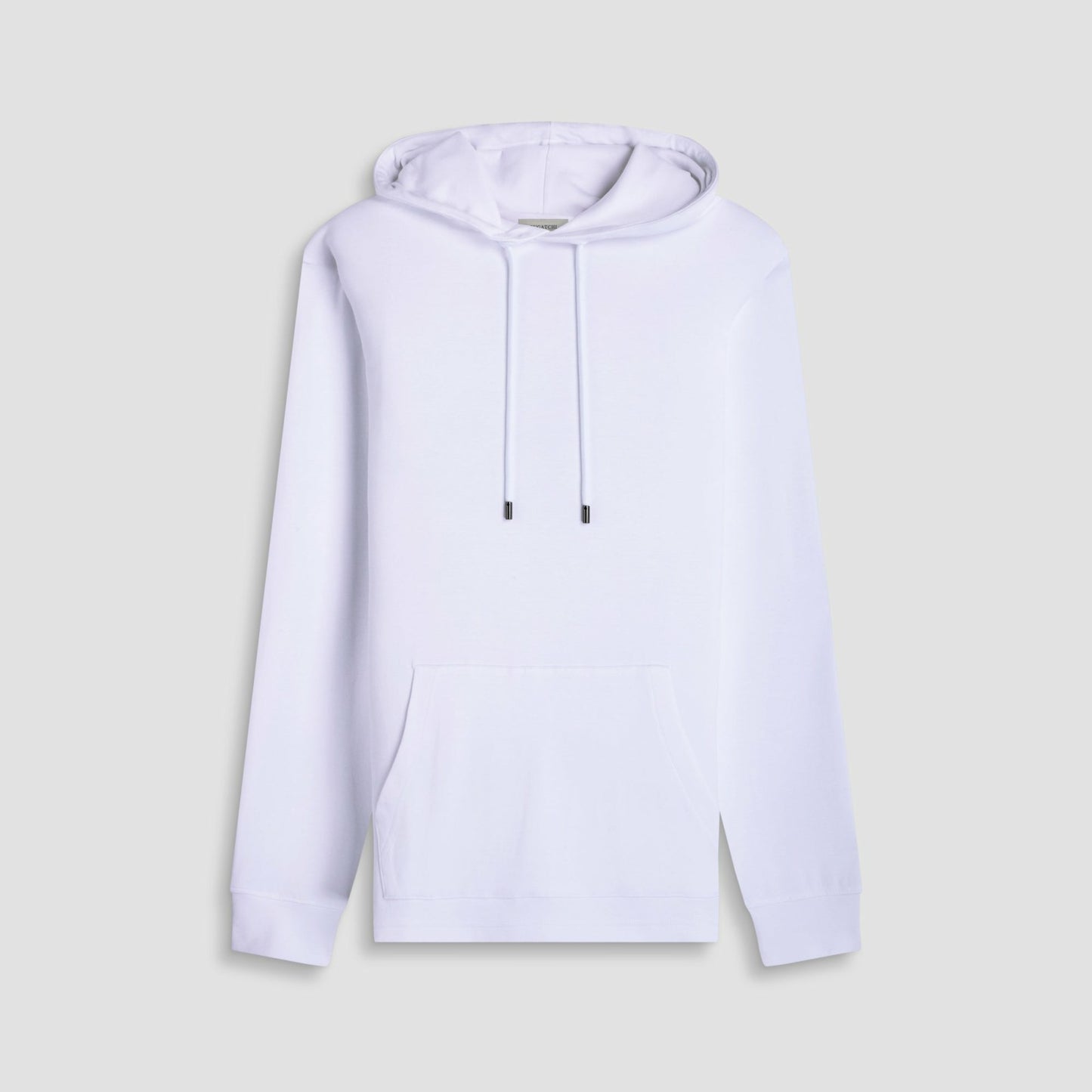Bugatchi Solid Pullover Hoodie White