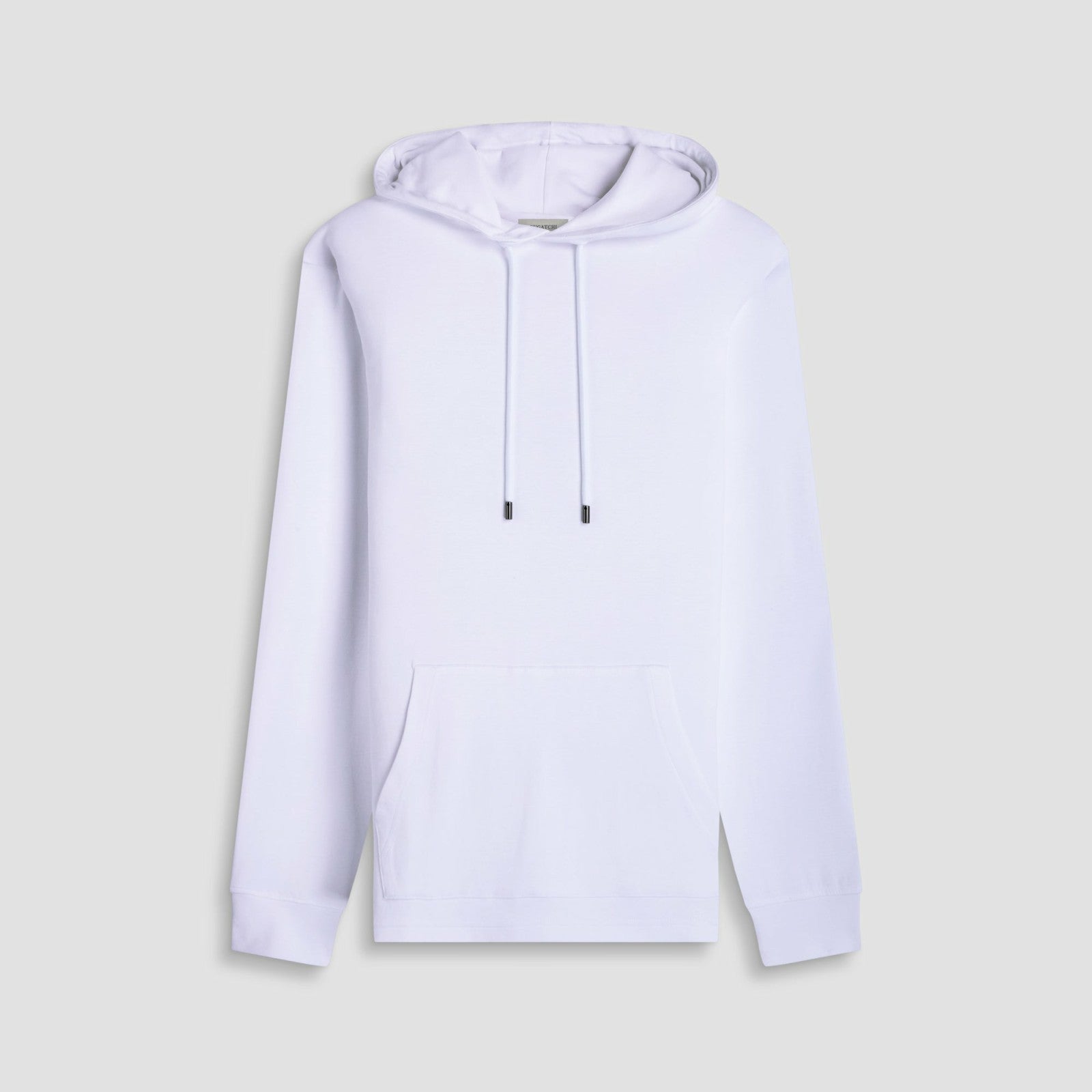 Bugatchi Solid Pullover Hoodie White