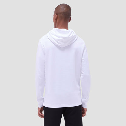 Bugatchi Solid Pullover Hoodie White