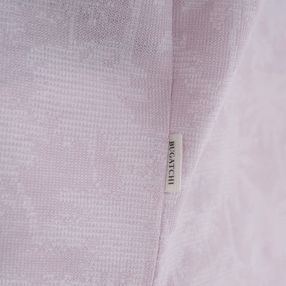 Bugatchi Palm Tree Jacquard Polo Shirt Dusty Pink