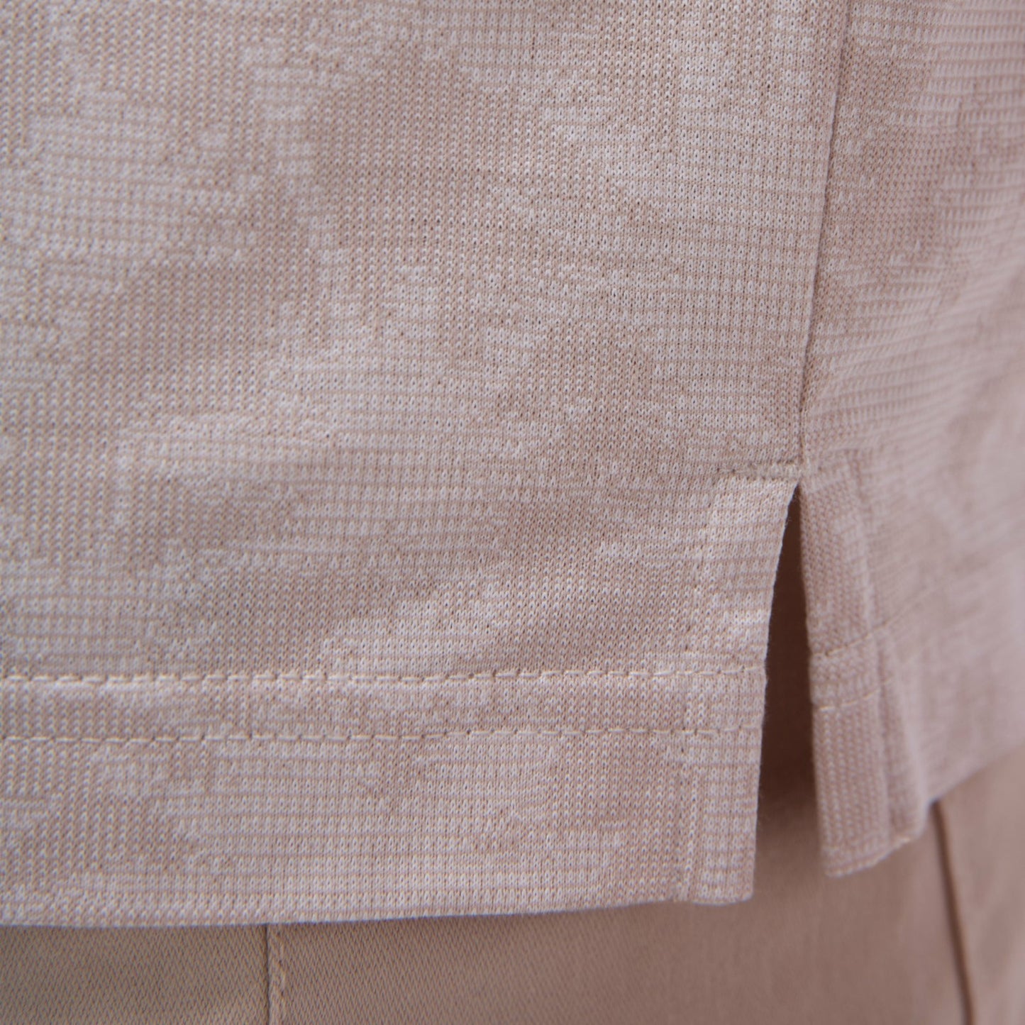 Bugatchi Palm Tree Jacquard Polo Shirt Sand