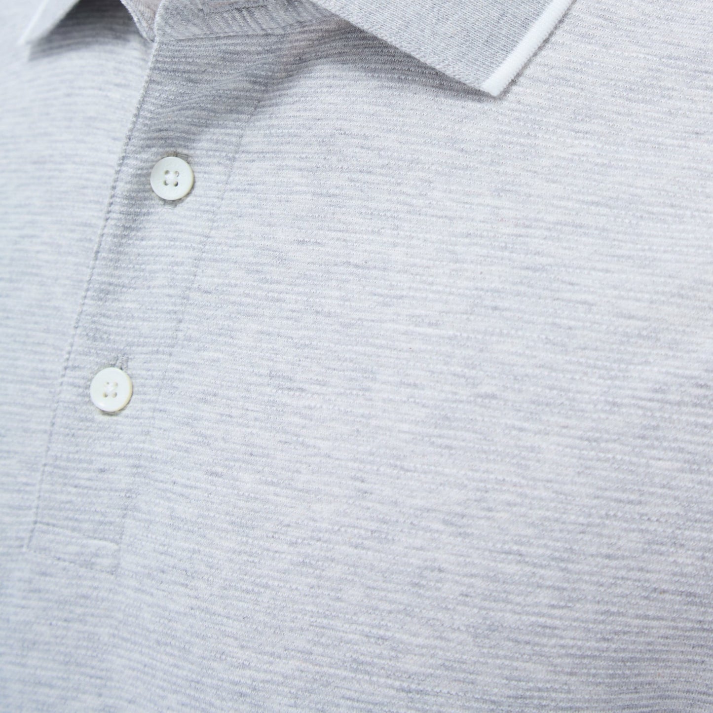 Bugatchi Two-Tone Bird's Eye Polo Shirt Cement