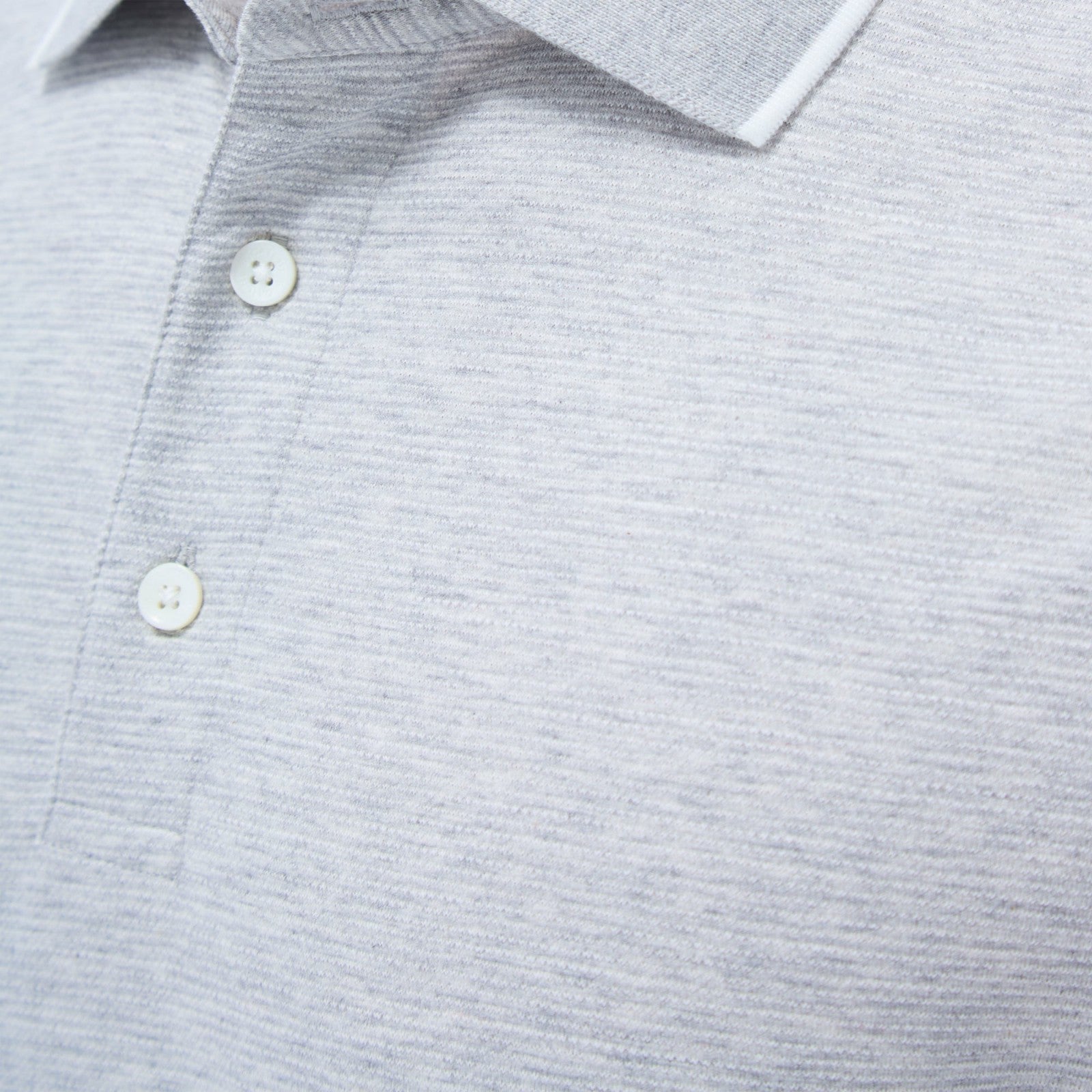 Bugatchi Two-Tone Bird's Eye Polo Shirt Cement