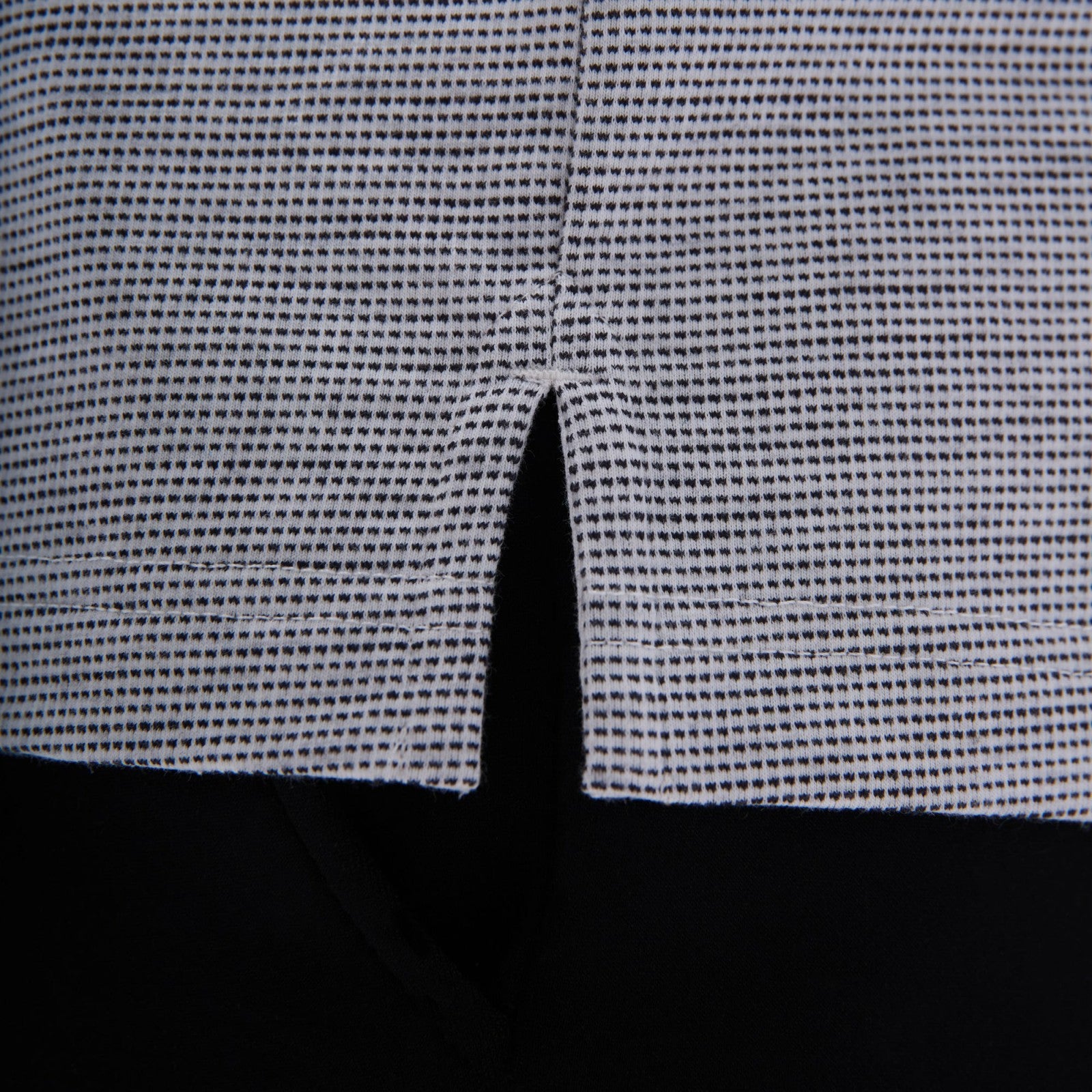 Bugatchi Two-Tone Bird's Eye Polo Shirt Chalk