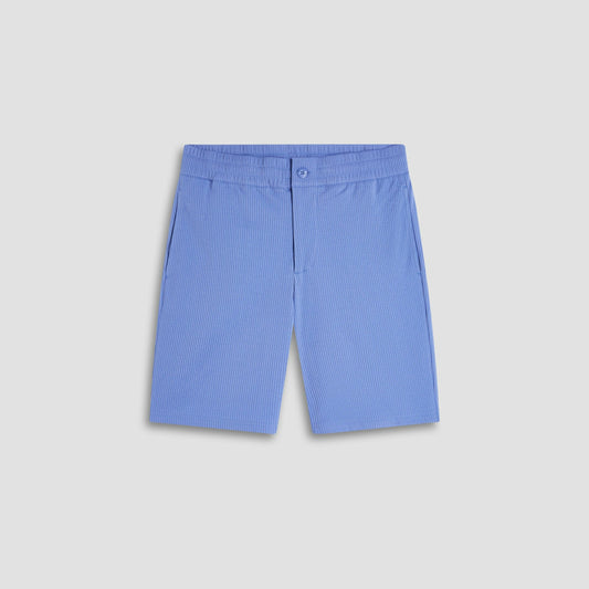 Bugatchi Seersucker Crinkled Shorts Air Blue