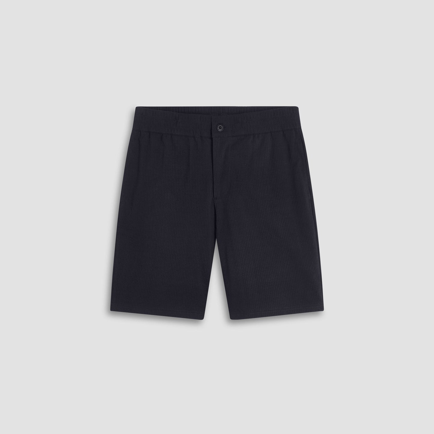 Bugatchi Seersucker Crinkled Shorts Black