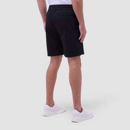 Bugatchi Seersucker Crinkled Shorts Black