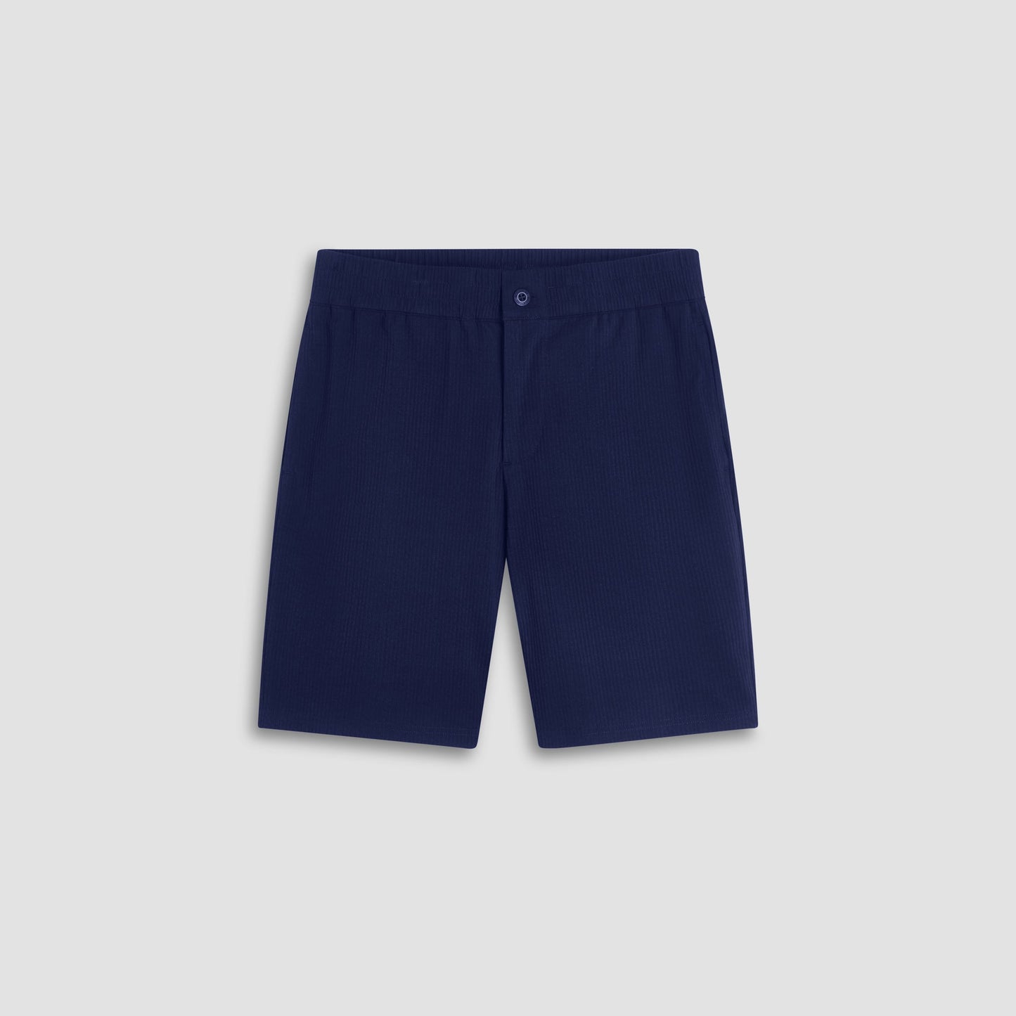 Bugatchi Seersucker Crinkled Shorts Navy