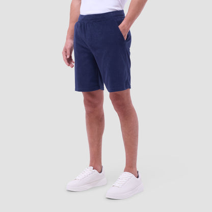 Bugatchi French Terry Shorts Navy