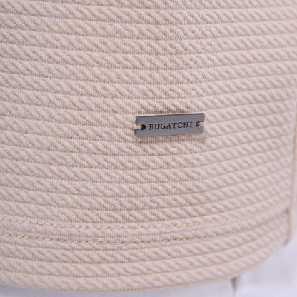 Bugatchi Textured Performance Quarter-Zip Pullover Sand