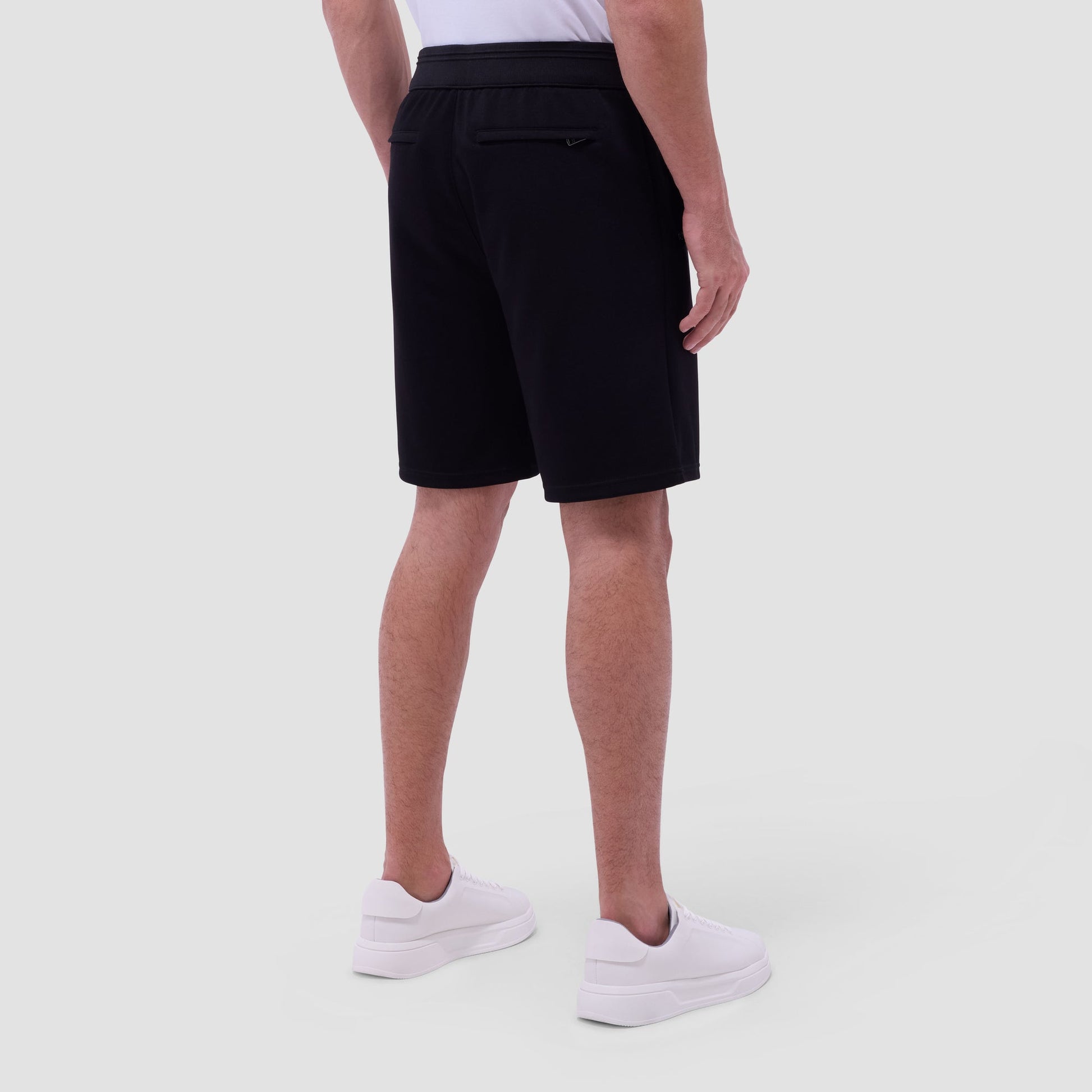 Bugatchi Soft Touch™ Solid Shorts Black