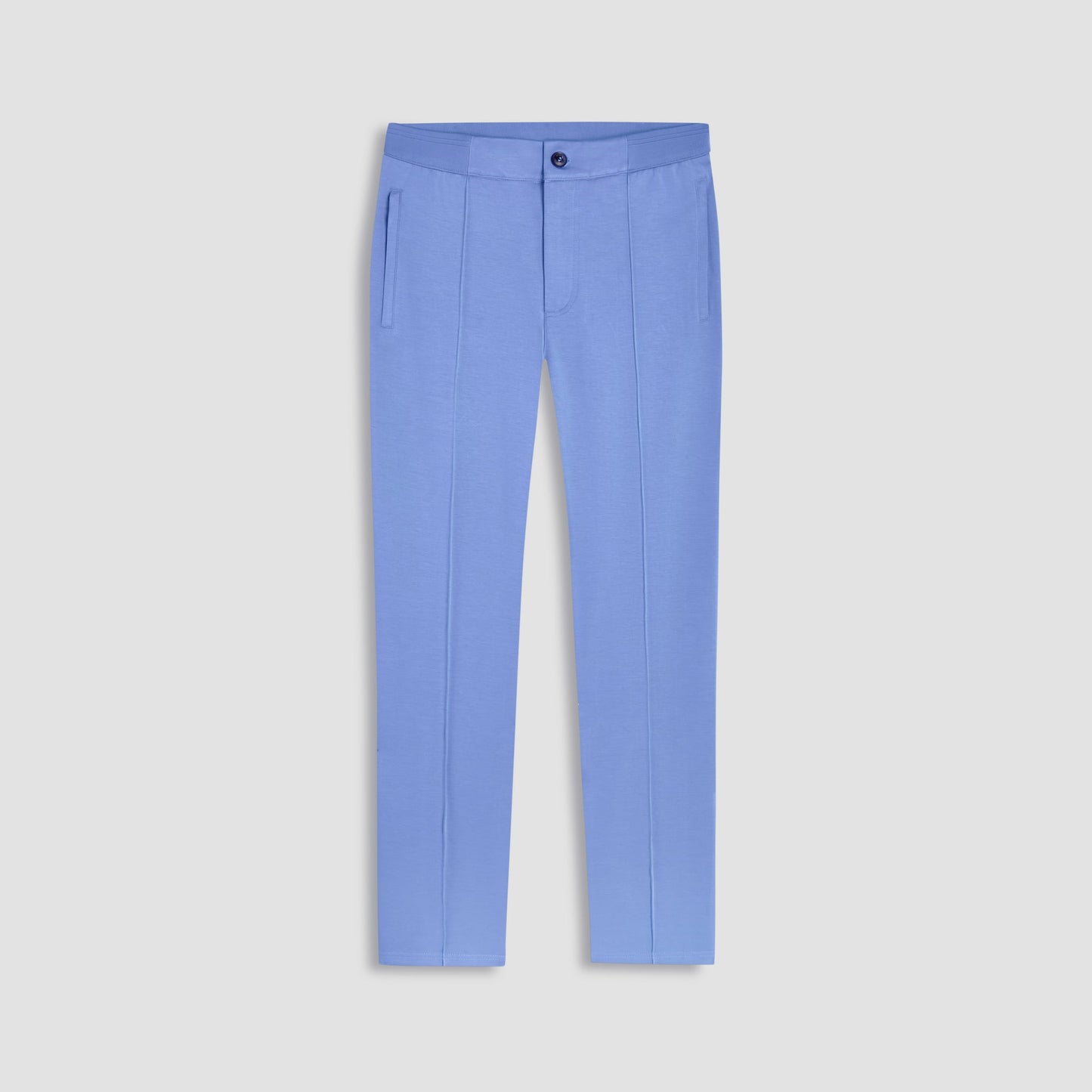 Bugatchi Soft Touch™ Solid Casual Pants Air Blue