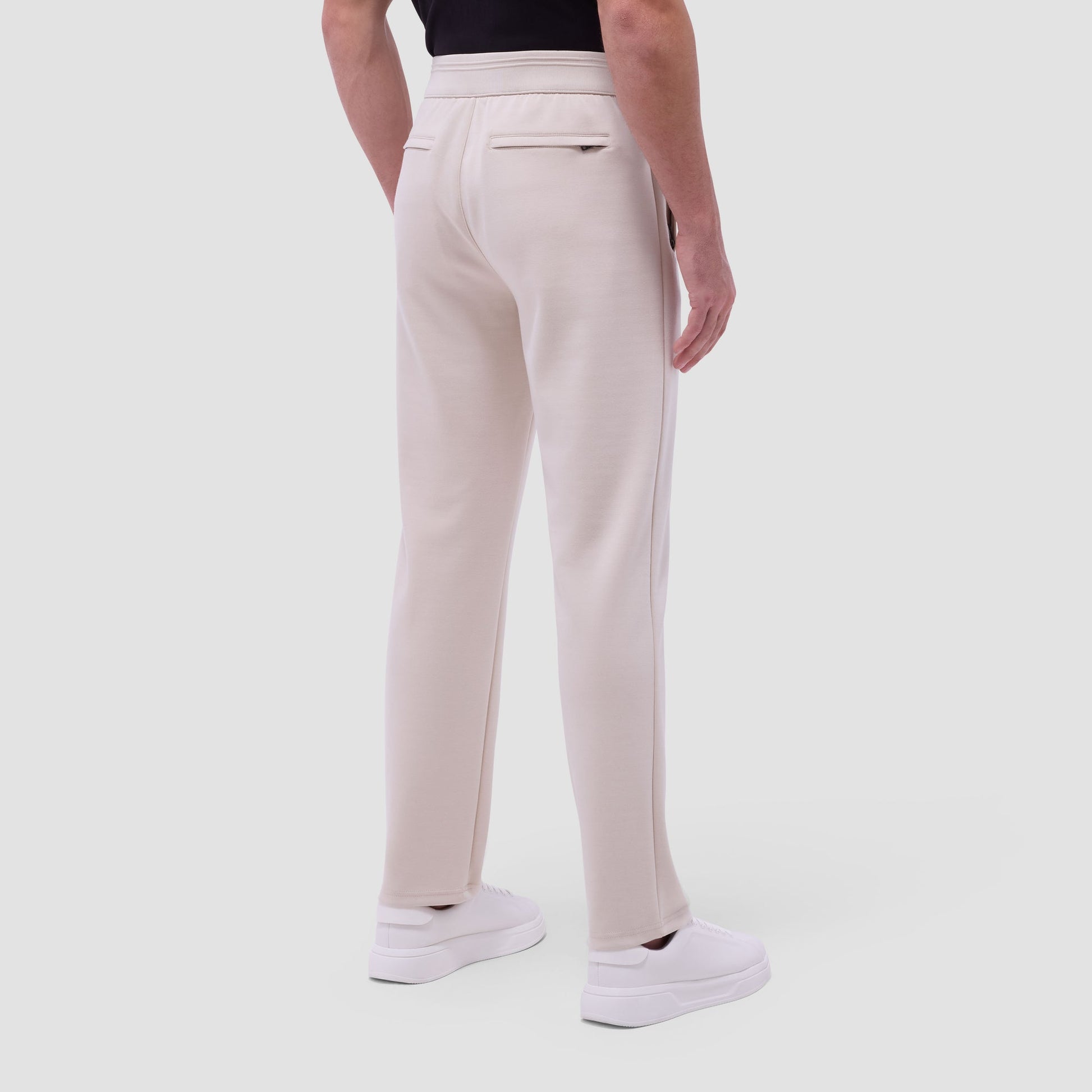 Bugatchi Soft Touch™ Solid Casual Pants Almond