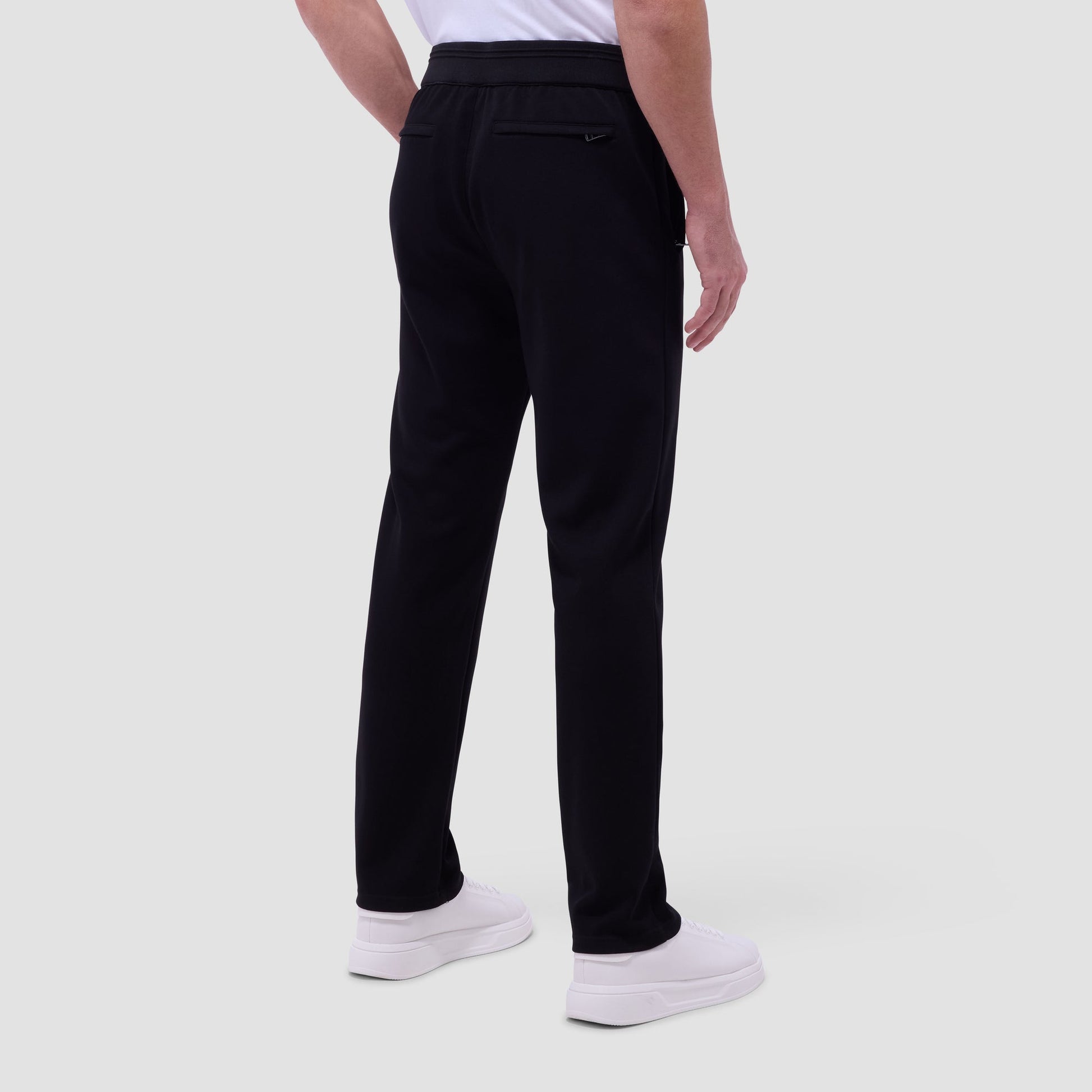 Bugatchi Soft Touch™ Solid Casual Pants Black
