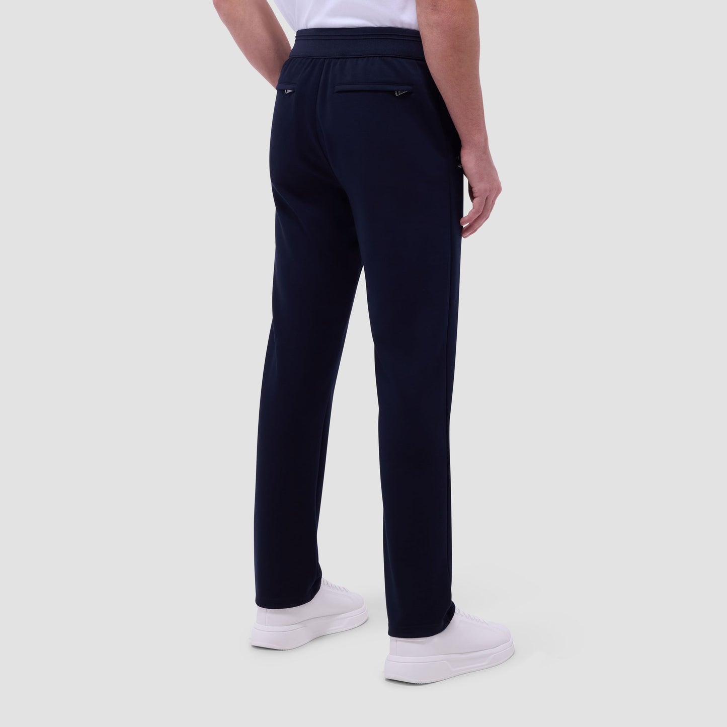 Bugatchi Soft Touch™ Solid Casual Pants Navy