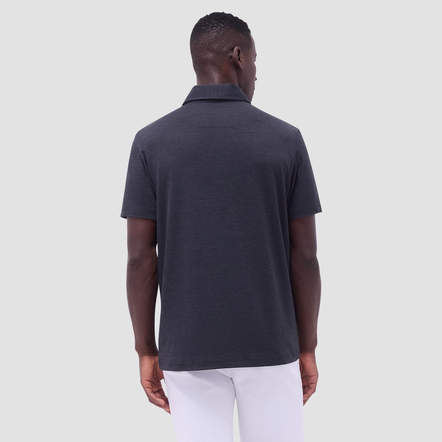 Bugatchi UV50 Performance Polo Black