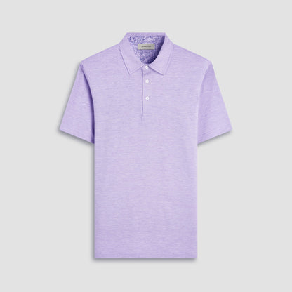 Bugatchi UV50 Performance Polo Lilac