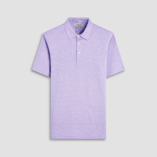 Bugatchi UV50 Performance Polo Lilac