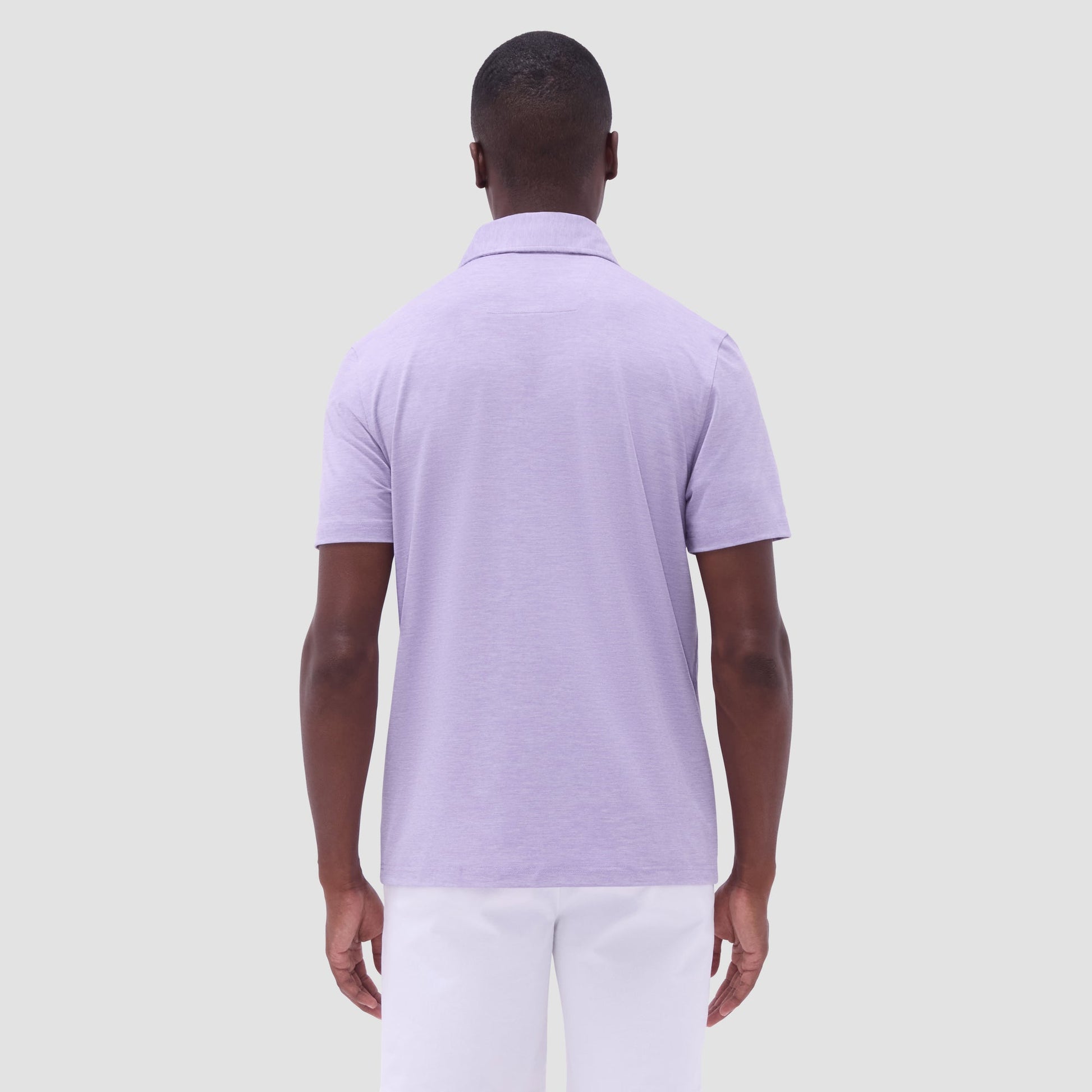 Bugatchi UV50 Performance Polo Lilac