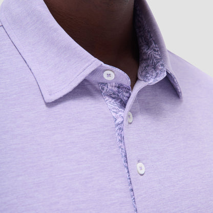 Bugatchi UV50 Performance Polo Lilac