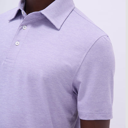 Bugatchi UV50 Performance Polo Lilac