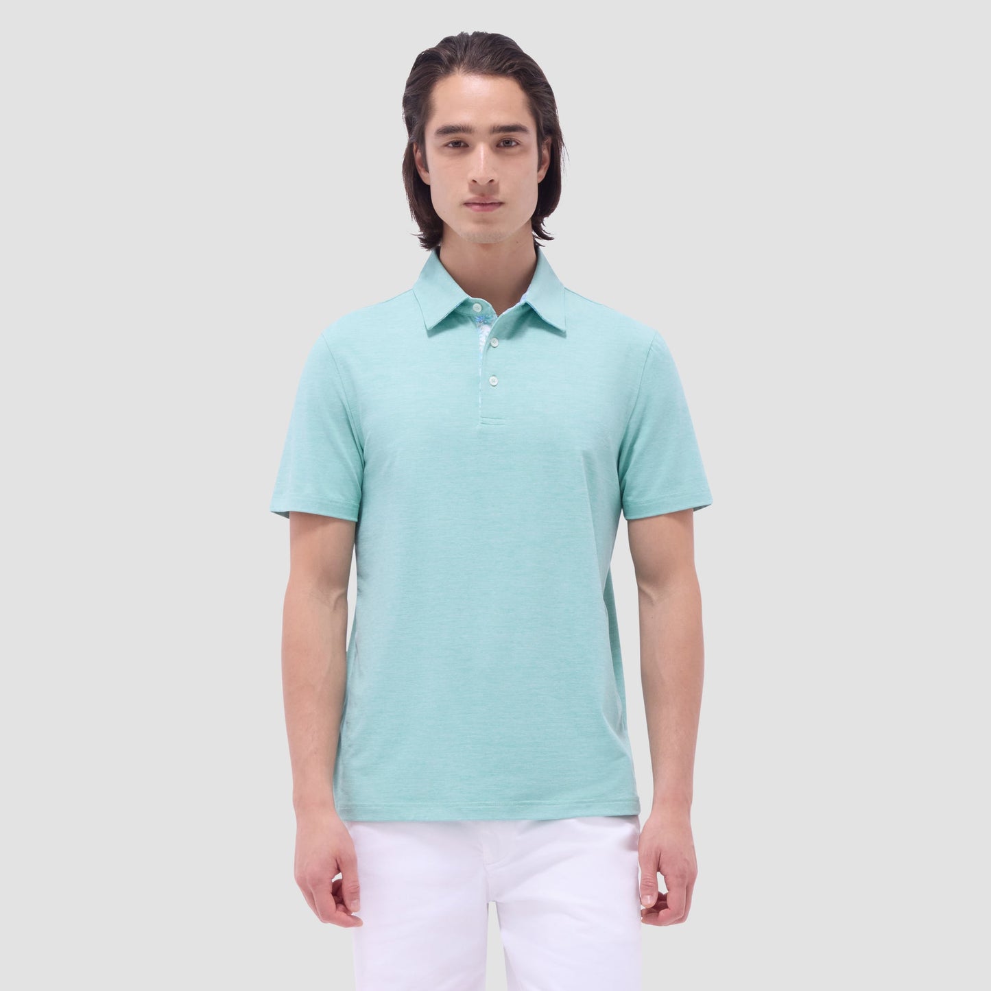 Bugatchi UV50 Performance Polo Menthol