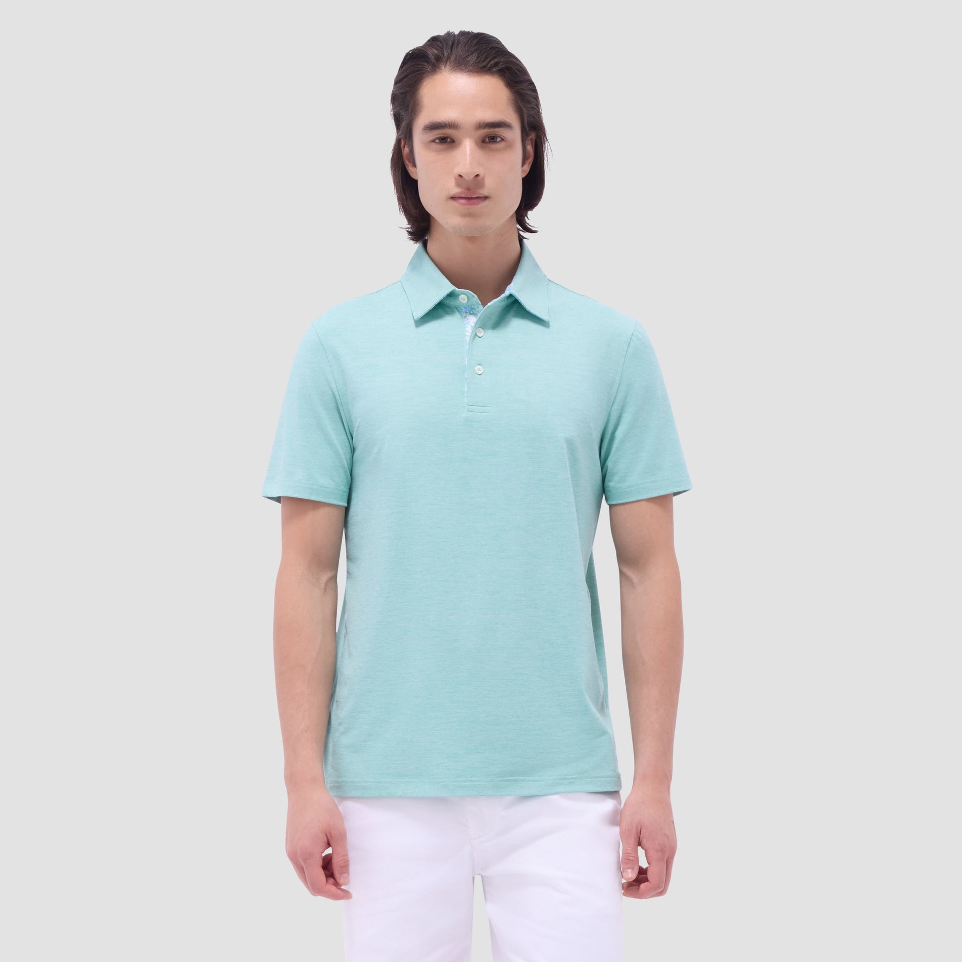 Bugatchi UV50 Performance Polo Menthol