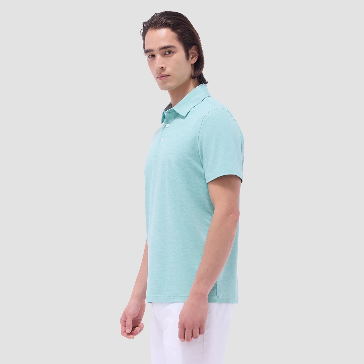 Bugatchi UV50 Performance Polo Menthol
