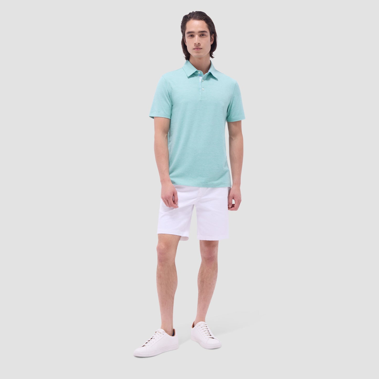 Bugatchi UV50 Performance Polo Menthol