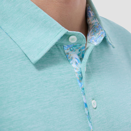 Bugatchi UV50 Performance Polo Menthol