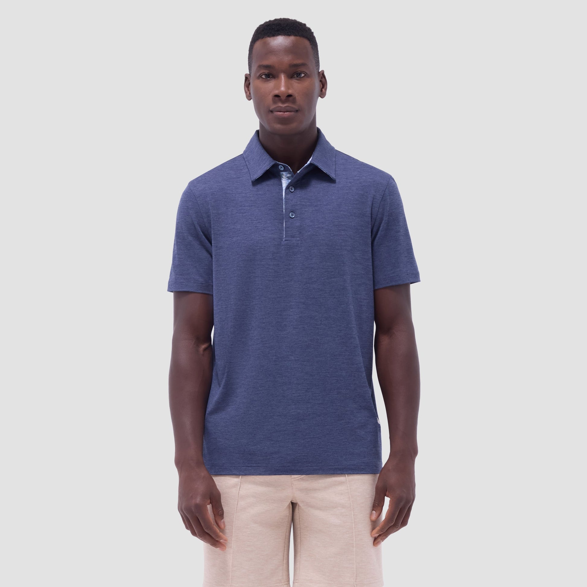 Bugatchi UV50 Performance Polo Navy