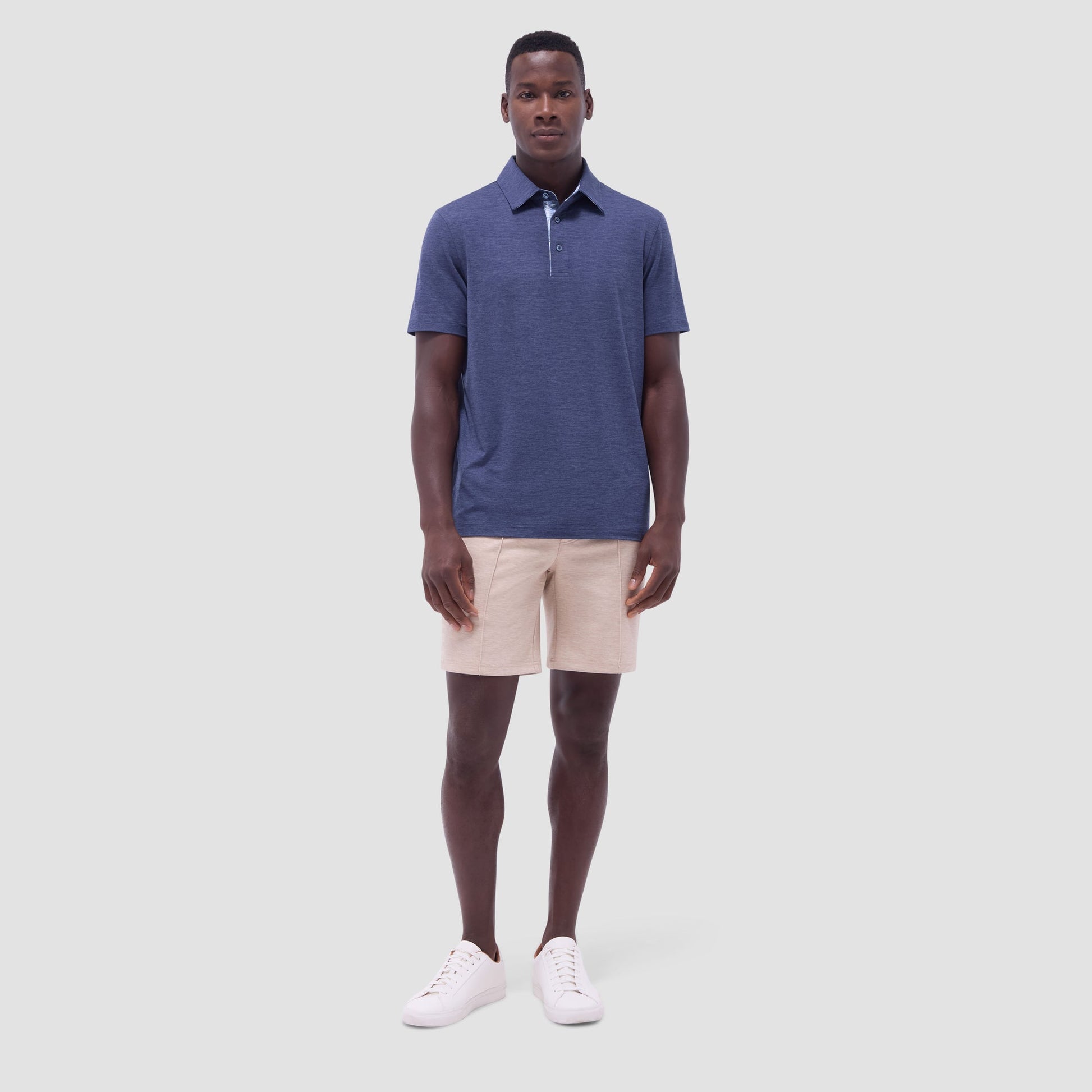 Bugatchi UV50 Performance Polo Navy