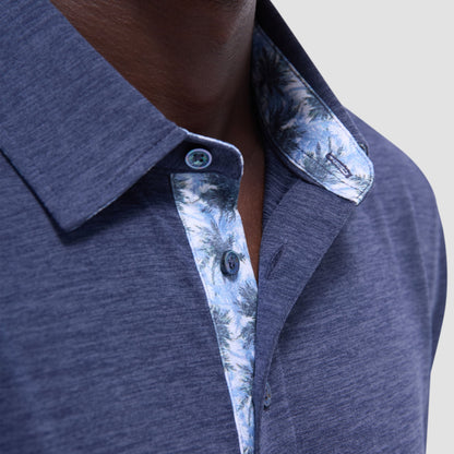 Bugatchi UV50 Performance Polo Navy