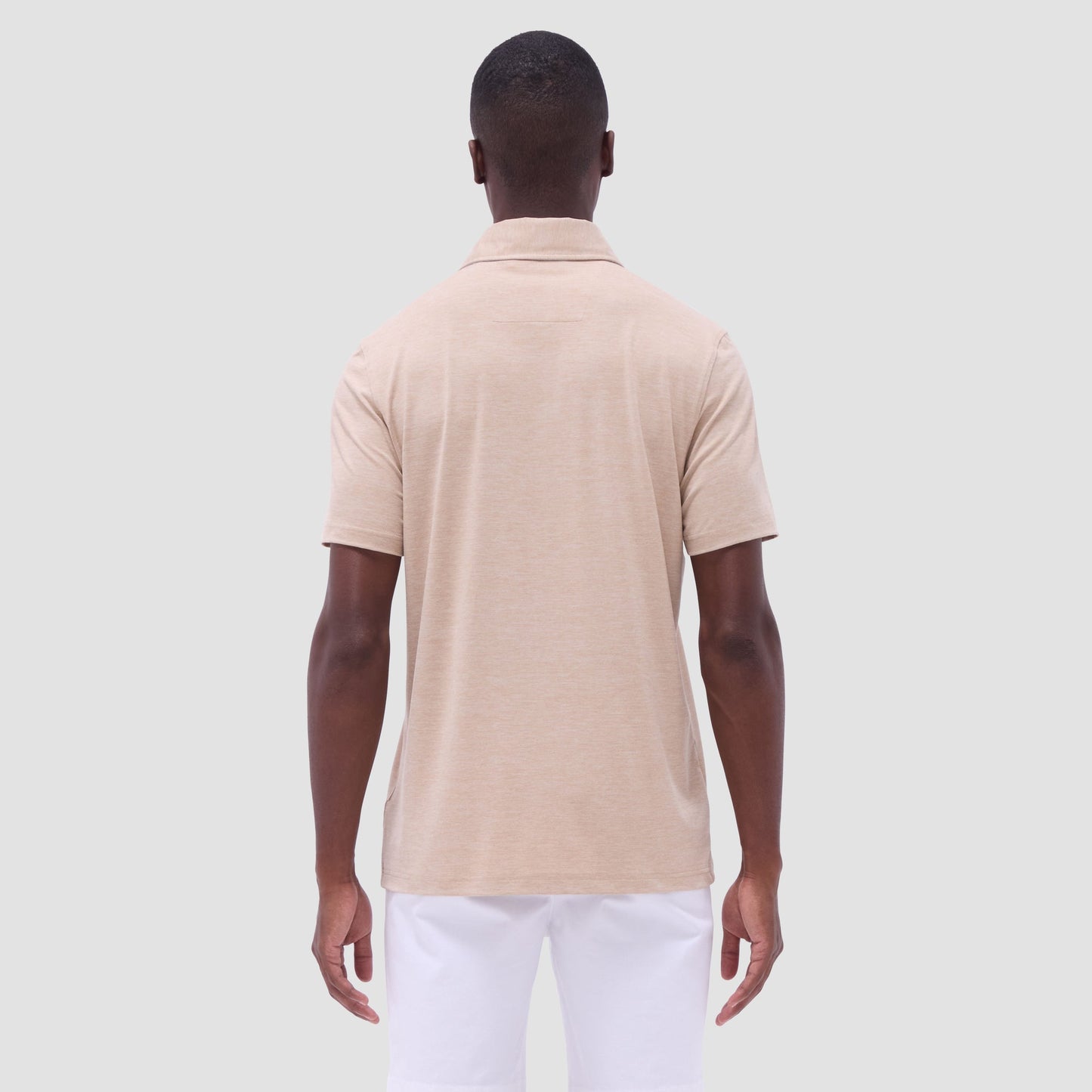 Bugatchi UV50 Performance Polo Sand