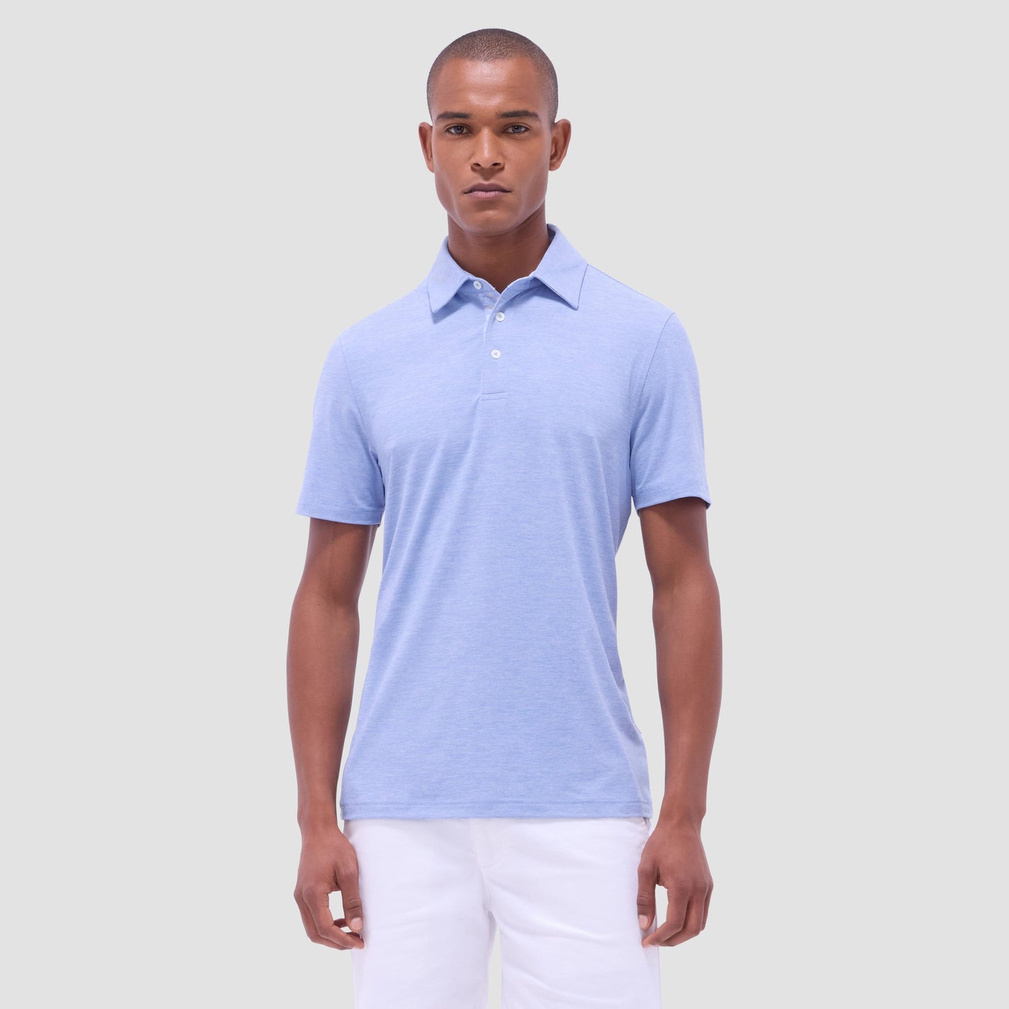 Bugatchi UV50 Performance Polo Sky