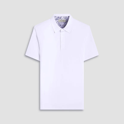 Bugatchi UV50 Performance Polo White