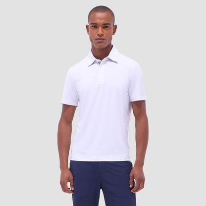 Bugatchi UV50 Performance Polo White