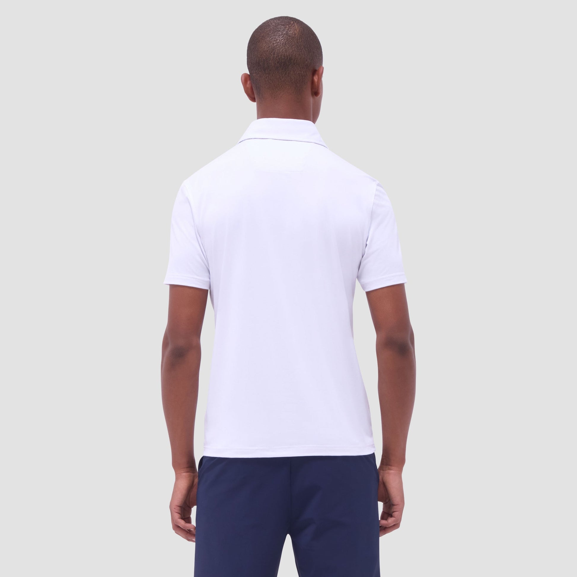 Bugatchi UV50 Performance Polo White