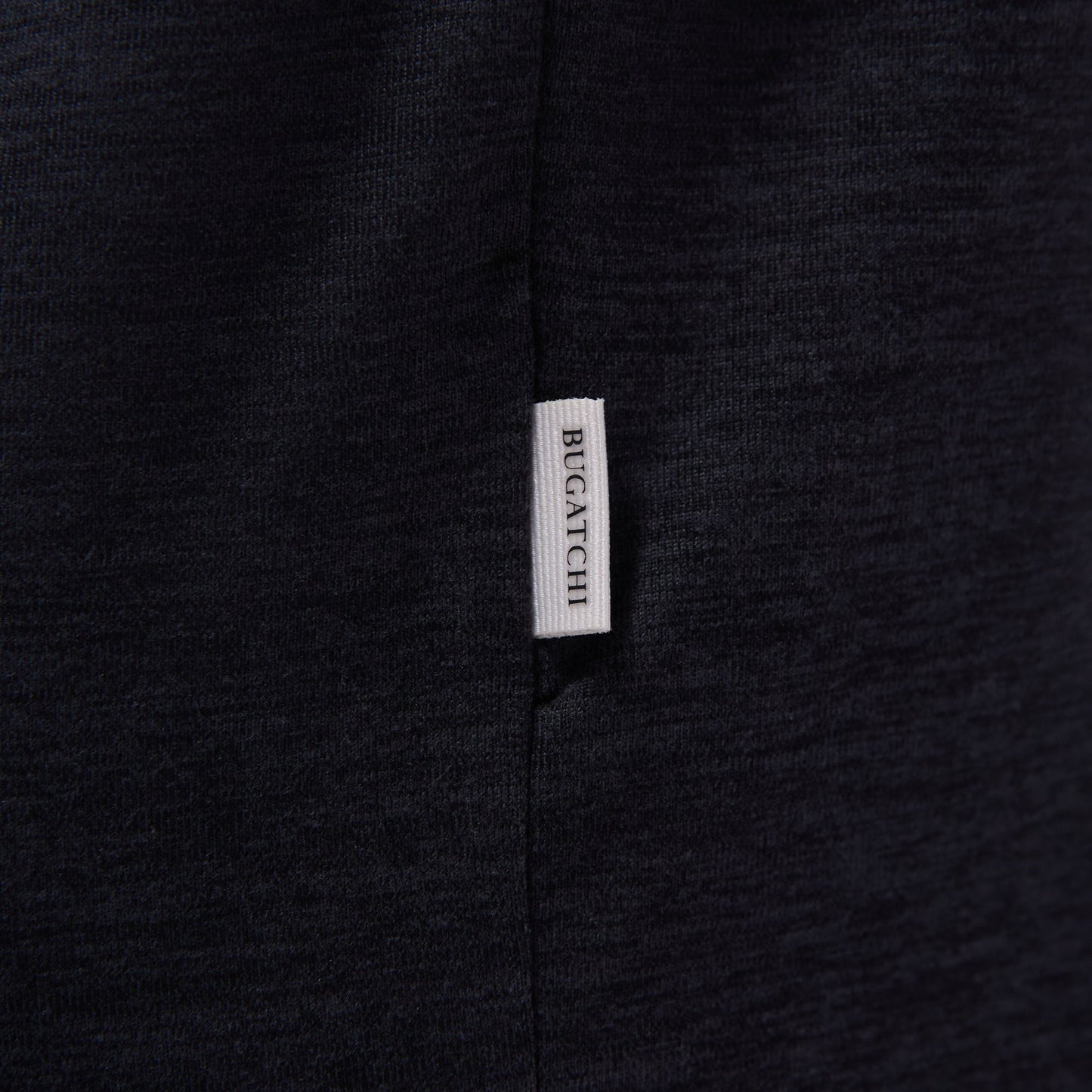 Bugatchi UV50 Performance Quarter-Zip Pullover Black