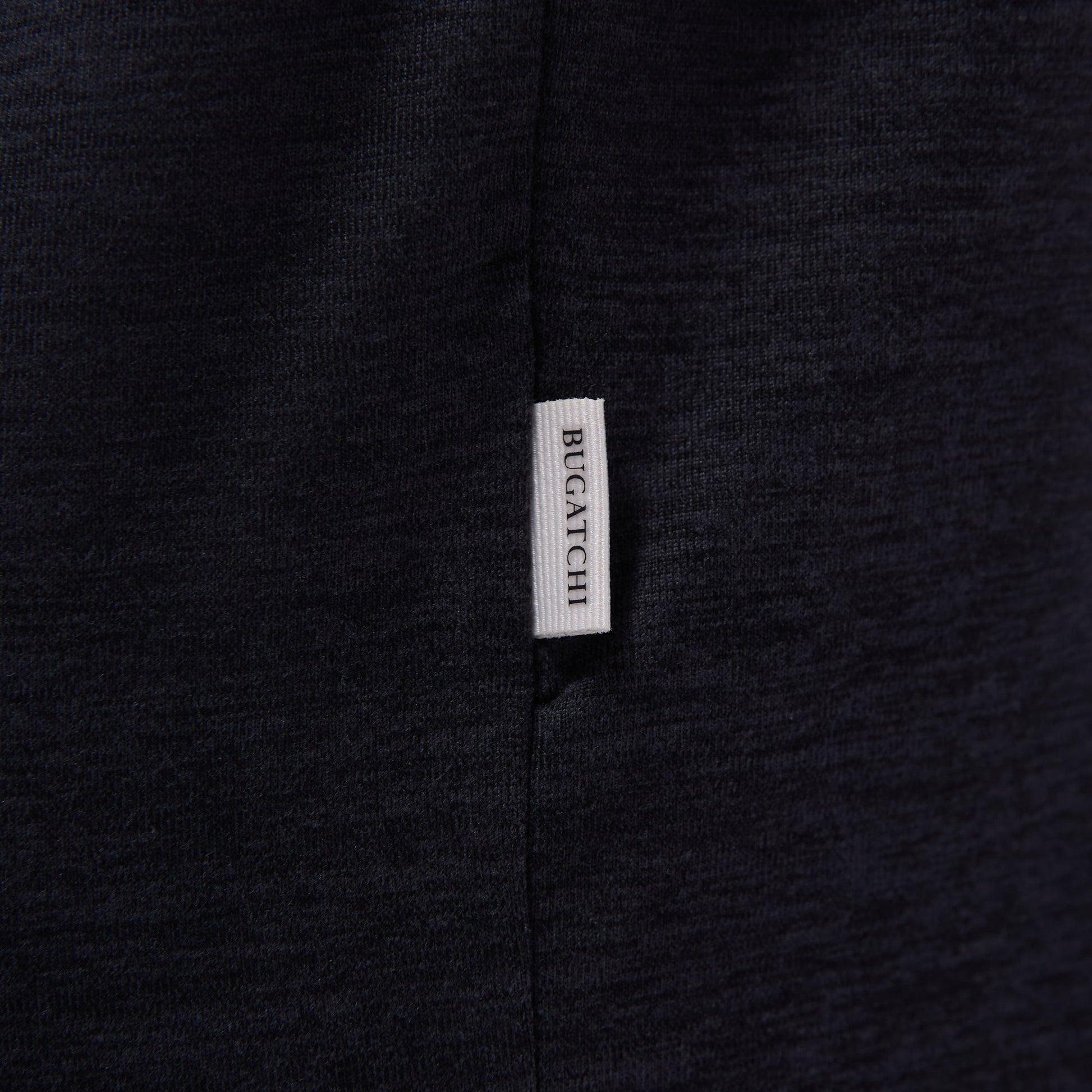 Bugatchi UV50 Performance Quarter-Zip Pullover Black