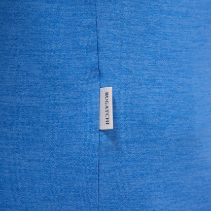 Bugatchi UV50 Performance Quarter-Zip Pullover Classic Blue