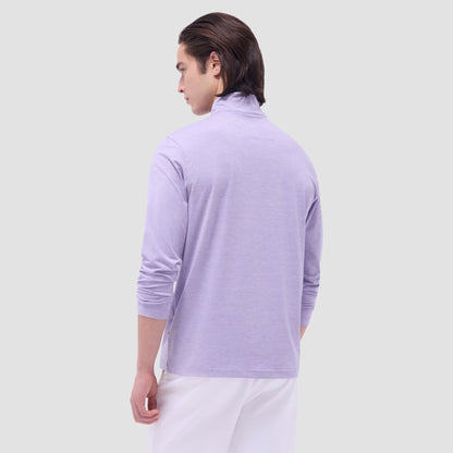 Bugatchi UV50 Performance Quarter-Zip Pullover Lilac
