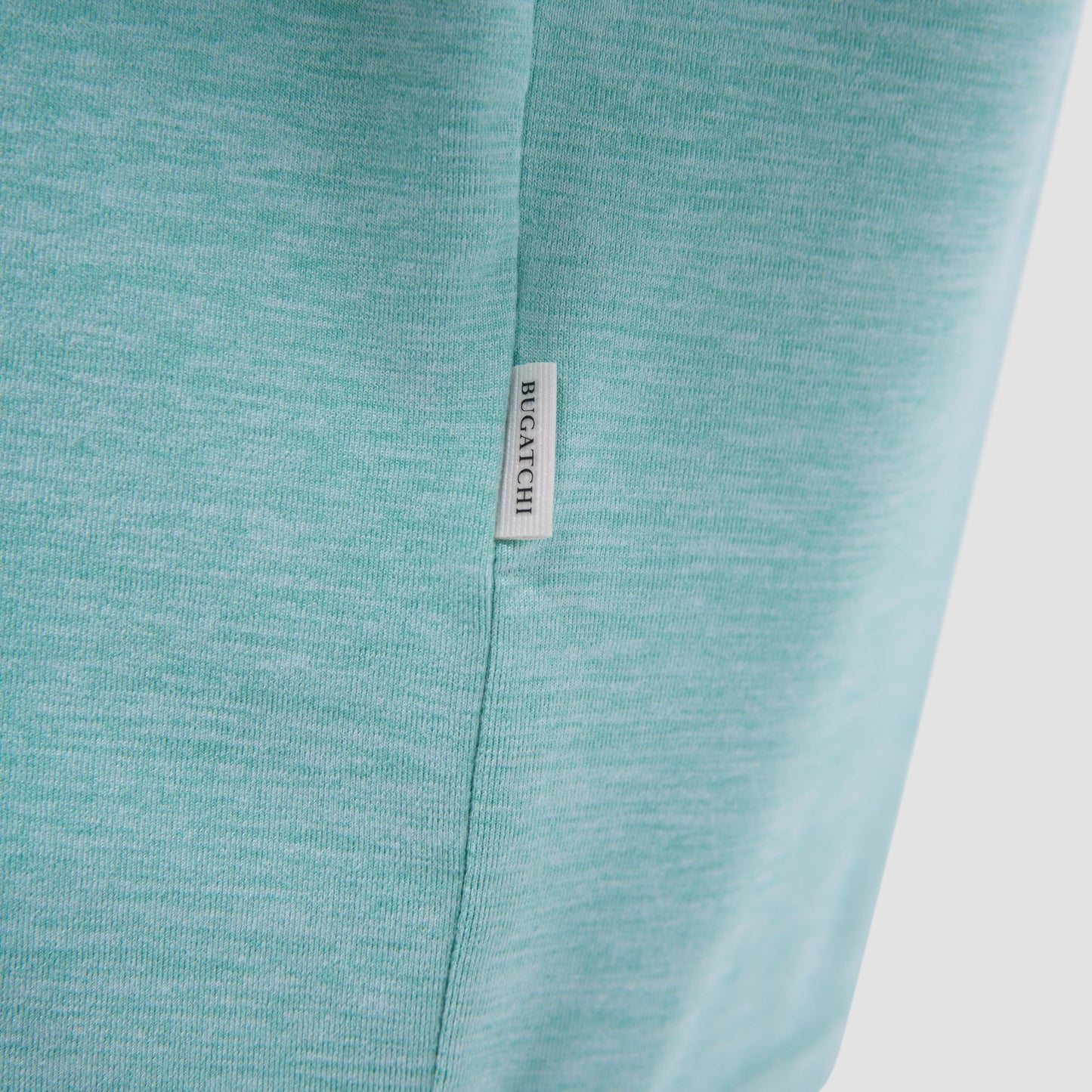 Bugatchi UV50 Performance Quarter-Zip Pullover Menthol