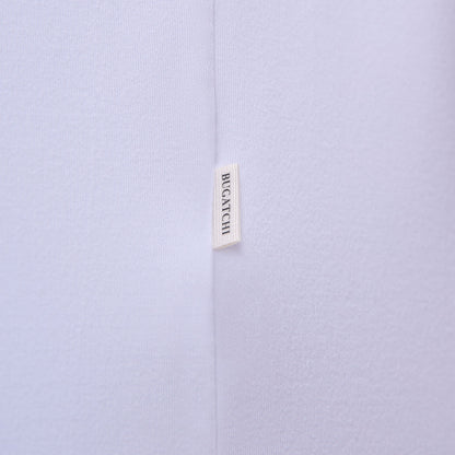 Bugatchi UV50 Performance Quarter-Zip Pullover White