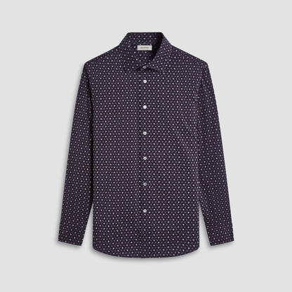 Bugatchi James Floral OoohCotton® Shirt Black