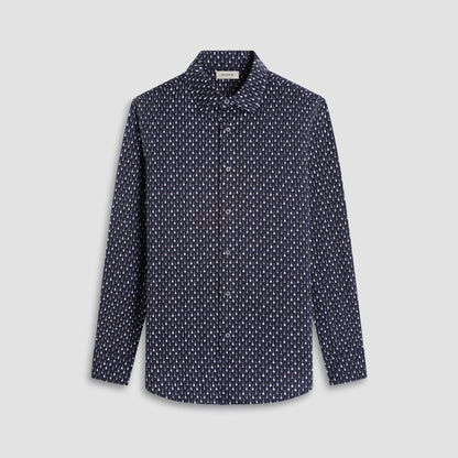 Bugatchi James Guitar OoohCotton® Shirt Black